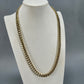 14K Yellow 24" Gold Curb Chain