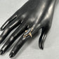10K Yellow Gold Onyx Lady's Ring; Size 8