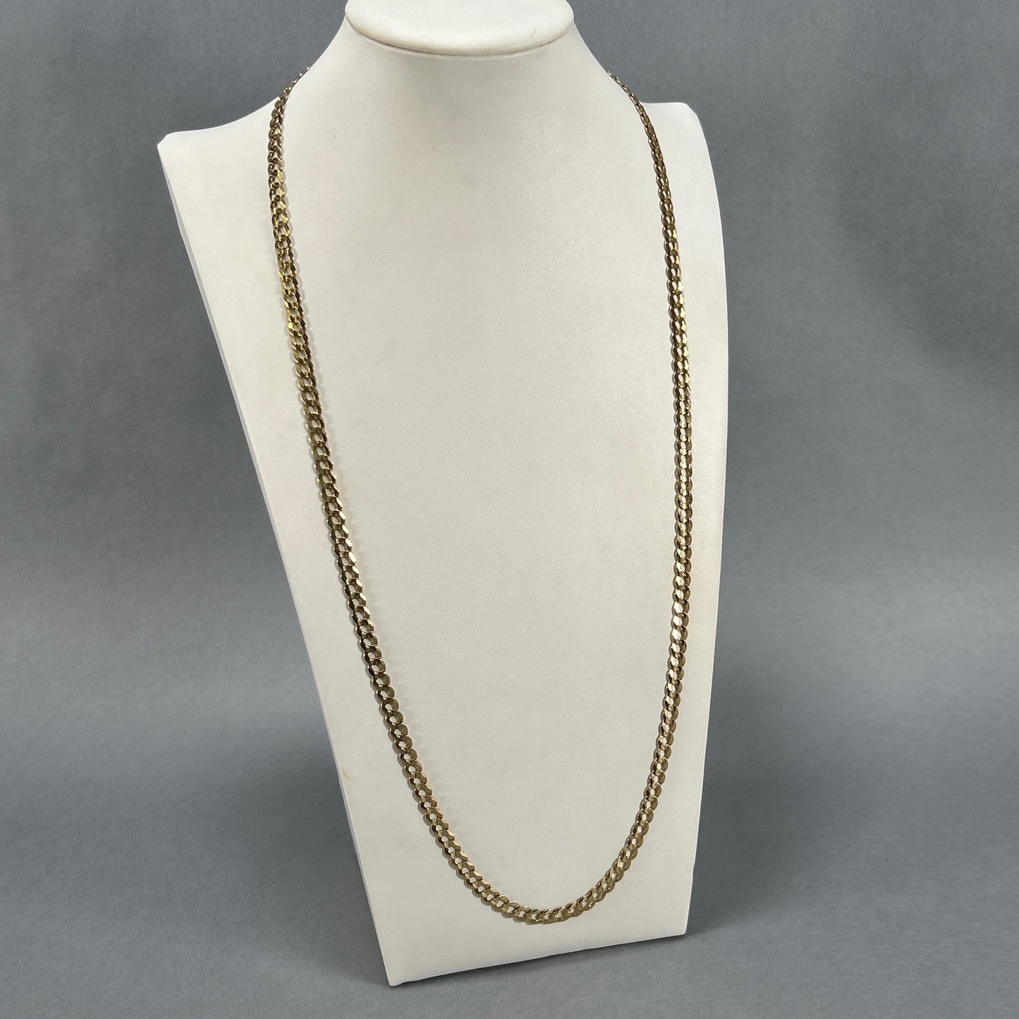 10K Yellow Gold 31" Curb Chain