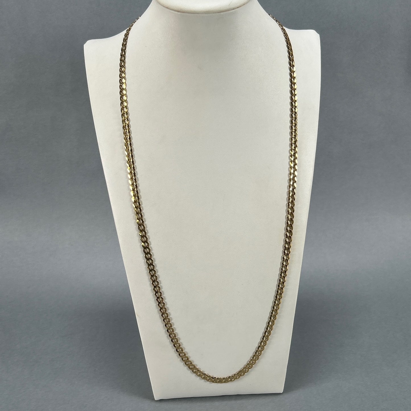 10K Yellow Gold 31" Curb Chain