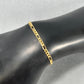 14K Yellow Gold 7" Figaro Chain Bracelet