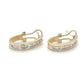 14K Yellow Gold Diamond Earrings
