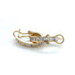 14K Yellow Gold Diamond Earrings