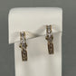 14K Yellow Gold Diamond Earrings