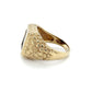 10K Yellow Gold Onyx Gentleman's Ring; Size 10.5