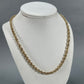 10K Yellow Gold 20" Rope Chain