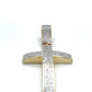 10K Yellow Gold Diamond Cross Pendant