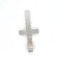 10K Yellow Gold Diamond Cross Pendant