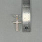 10K Yellow Gold Diamond Cross Pendant