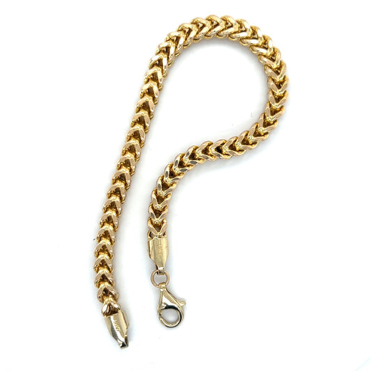 10K Yellow Gold 8.5" Bracelet