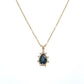 14K Yellow Gold 20" Diamond & Stone Accent Necklace
