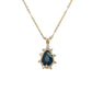 14K Yellow Gold 20" Diamond & Stone Accent Necklace