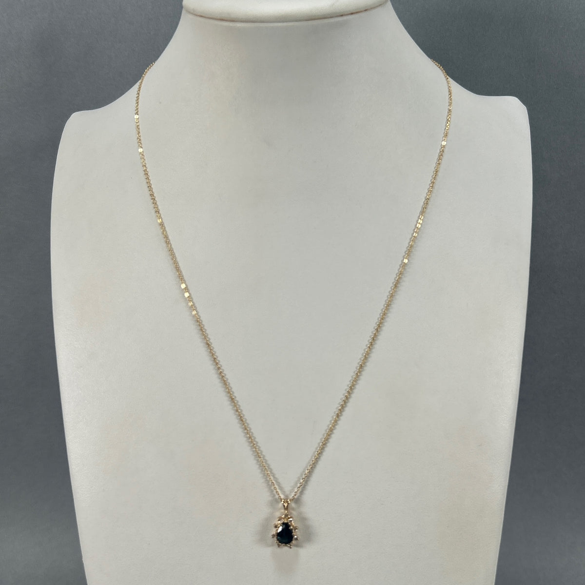 14K Yellow Gold 20" Diamond & Stone Accent Necklace