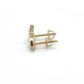 10K Yellow Gold Heart Earrings; 1.6g