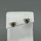 10K Yellow Gold Heart Earrings; 1.6g