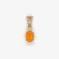 14K Yellow Gold Diamond & Stone Accent Pendant