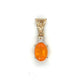 14K Yellow Gold Diamond & Stone Accent Pendant