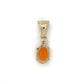 14K Yellow Gold Diamond & Stone Accent Pendant