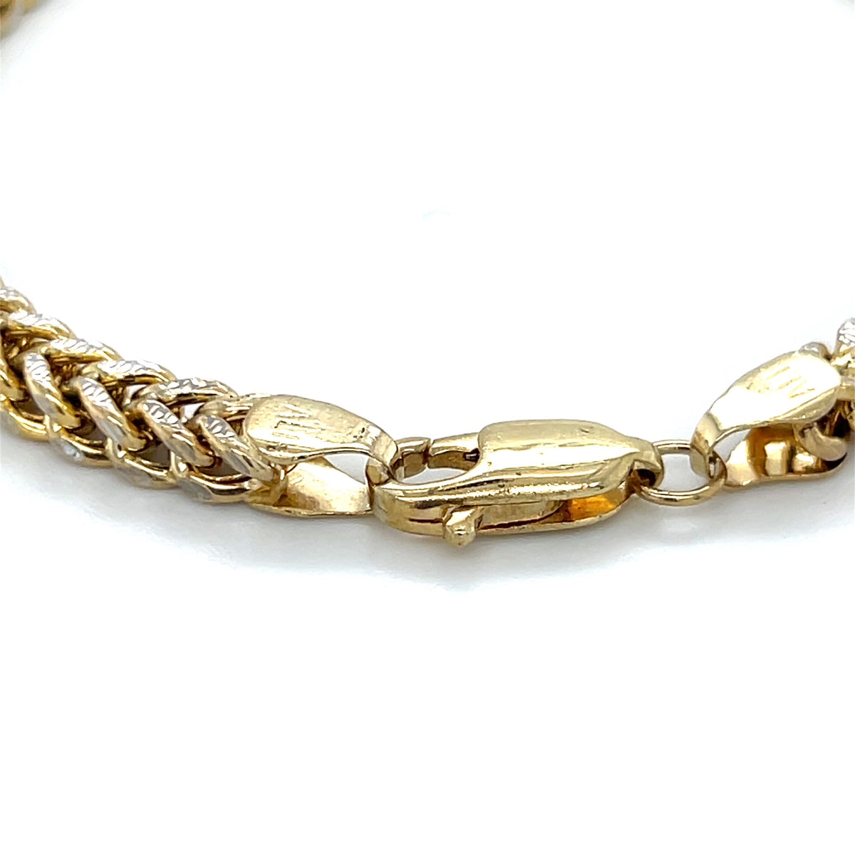 10K Yellow Gold 8" Bracelet; 8.9g