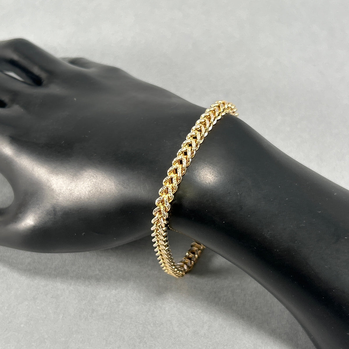 10K Yellow Gold 8" Bracelet; 8.9g