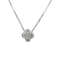 14K White Gold Diamond 18" Necklace
