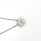 14K White Gold Diamond 18" Necklace
