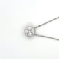 14K White Gold Diamond 18" Necklace