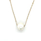 14K Yellow Gold 18" Pearl Chain Necklace