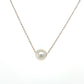 14K Yellow Gold 18" Pearl Chain Necklace