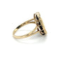 14K Yellow Gold Cameo Angel Lady's Ring; Size 8