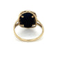 14K Yellow Gold Cameo Angel Lady's Ring; Size 8