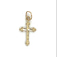 14K Yellow Gold Cross Pendant
