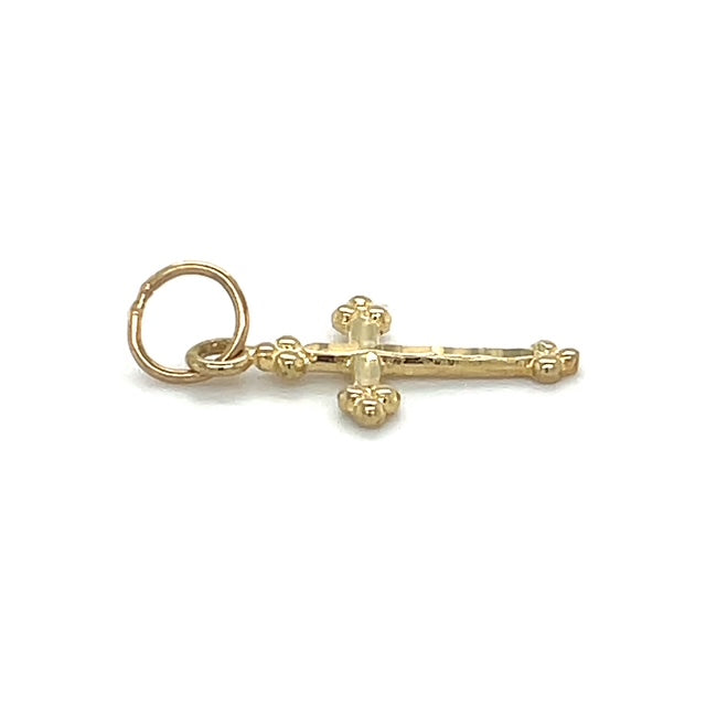14K Yellow Gold Cross Pendant