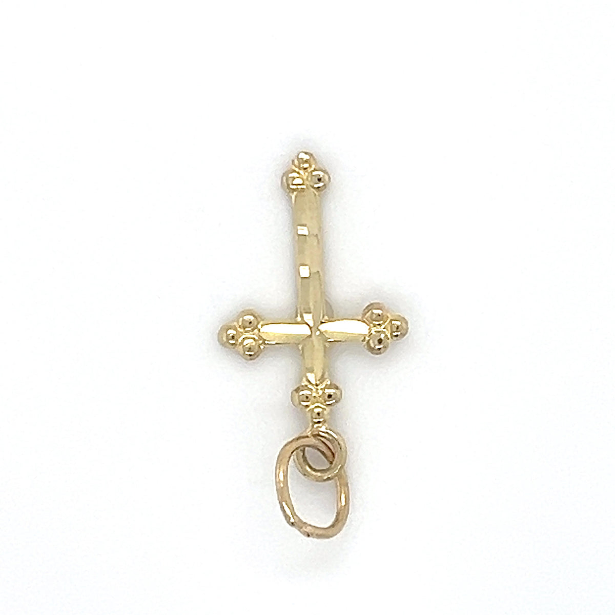 14K Yellow Gold Cross Pendant