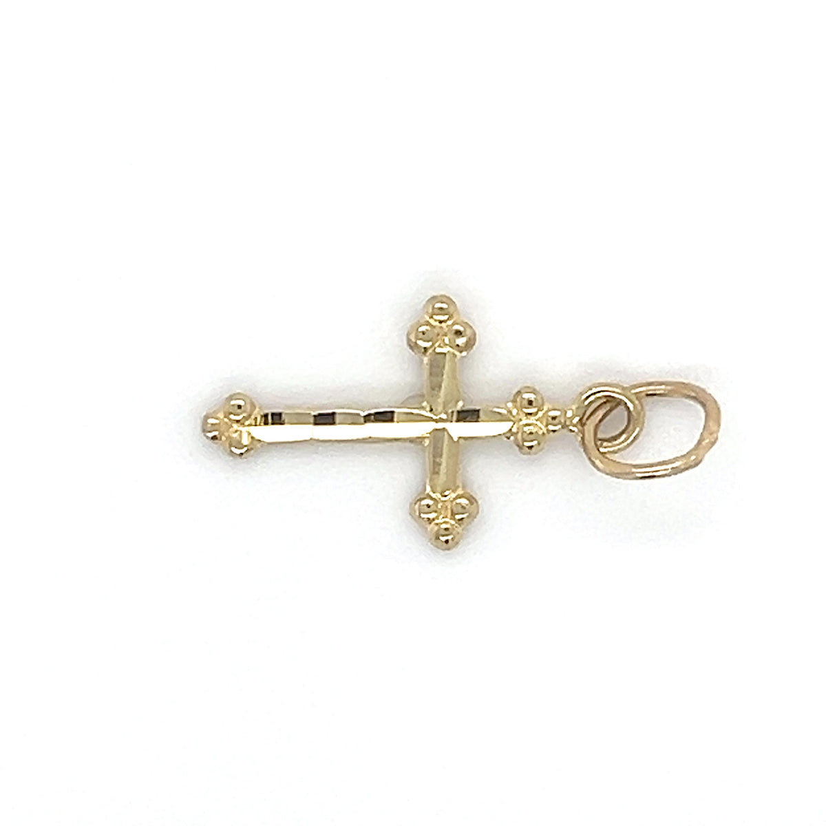 14K Yellow Gold Cross Pendant