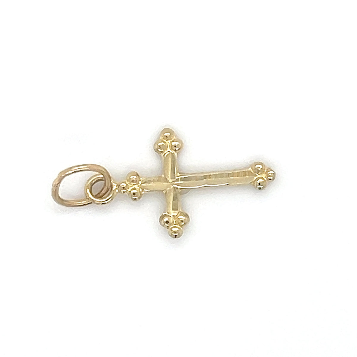 14K Yellow Gold Cross Pendant