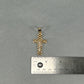 10K Two-Tone Gold Jesus Cross Pendant