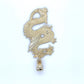 10K Yellow Gold Dragon Pendant