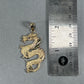 10K Yellow Gold Dragon Pendant