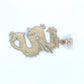 10K Yellow Gold Dragon Pendant