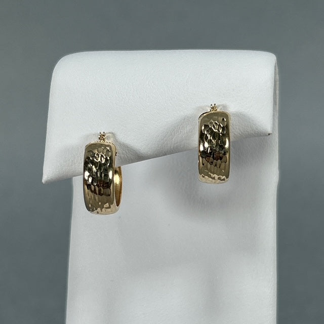 14K Yellow Gold Hoop Earrings