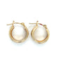 14K Yellow Gold Hoop Earrings