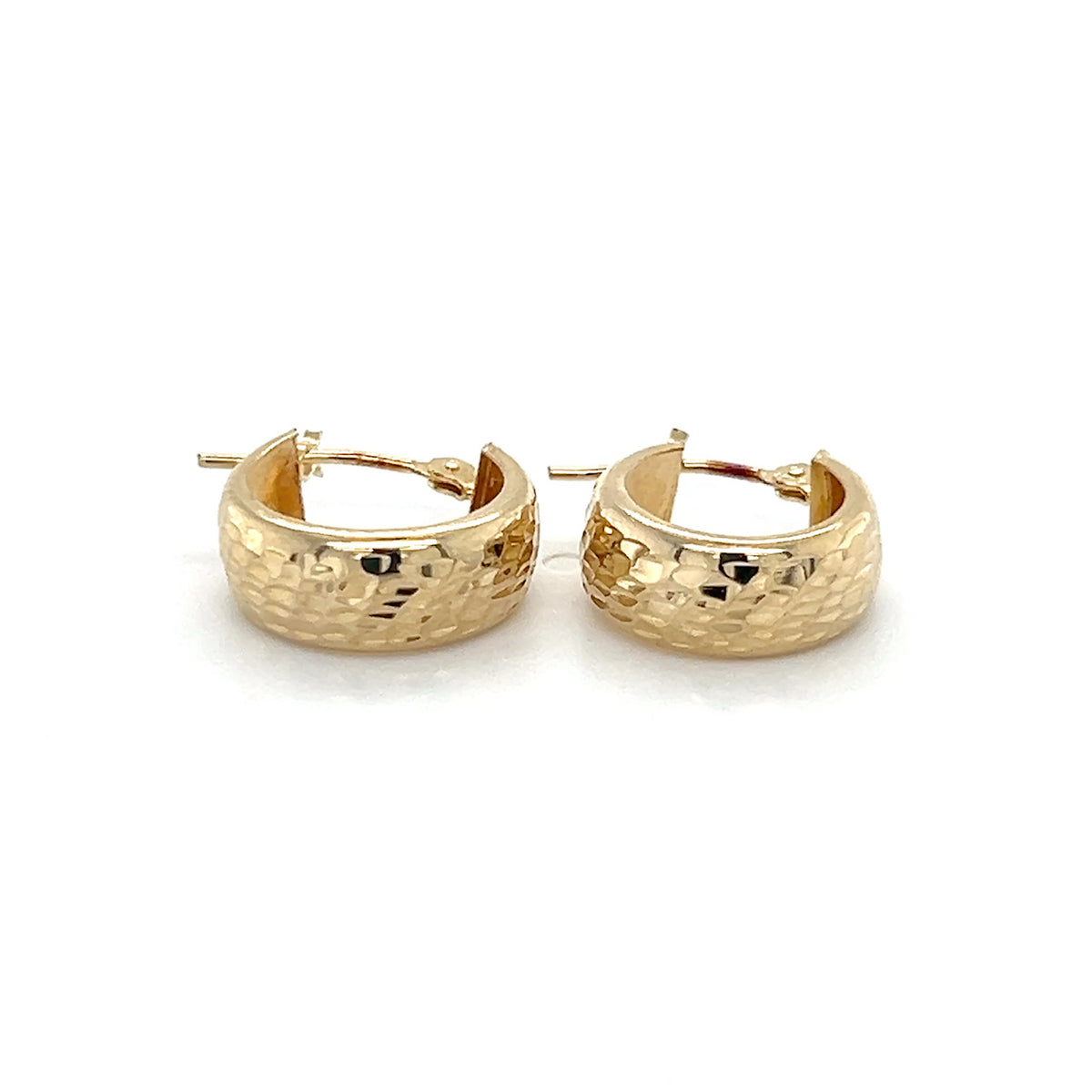 14K Yellow Gold Hoop Earrings
