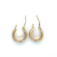 14K Yellow Gold Hoop Earrings