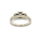 14K White Gold Diamond Lady's Fashion Ring; Size 6.5