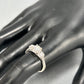 14K White Gold Diamond Lady's Fashion Ring; Size 6.5