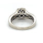 10K White Gold Diamond Lady's Fashion Ring; Size 7