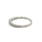 10K White Gold Diamond Lady's Fashion Ring; Size 9