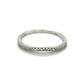 10K White Gold Diamond Lady's Fashion Ring; Size 9