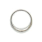 10K White Gold Diamond Lady's Fashion Ring; Size 9